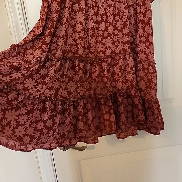 Inspired Hearts Floral Dress 3X - Picture 7 of 7